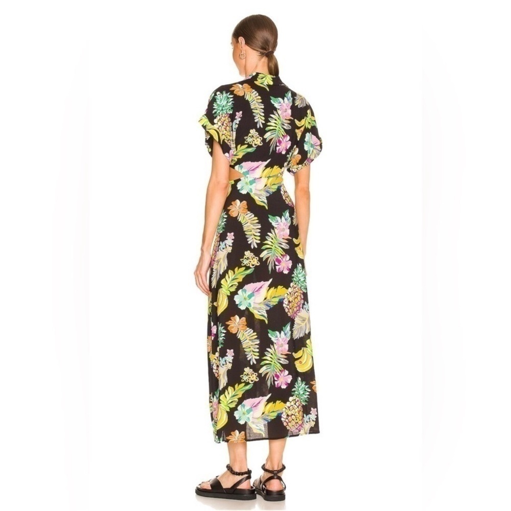 New Le Superbe Mai Tai Might I Dress in Black Tropi Cali Size 0 - Picture 4 of 13
